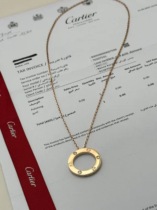 Cartier-Love-Necklace-B7014700-18k-Rose-Gold-Diamonds-Service-Paper