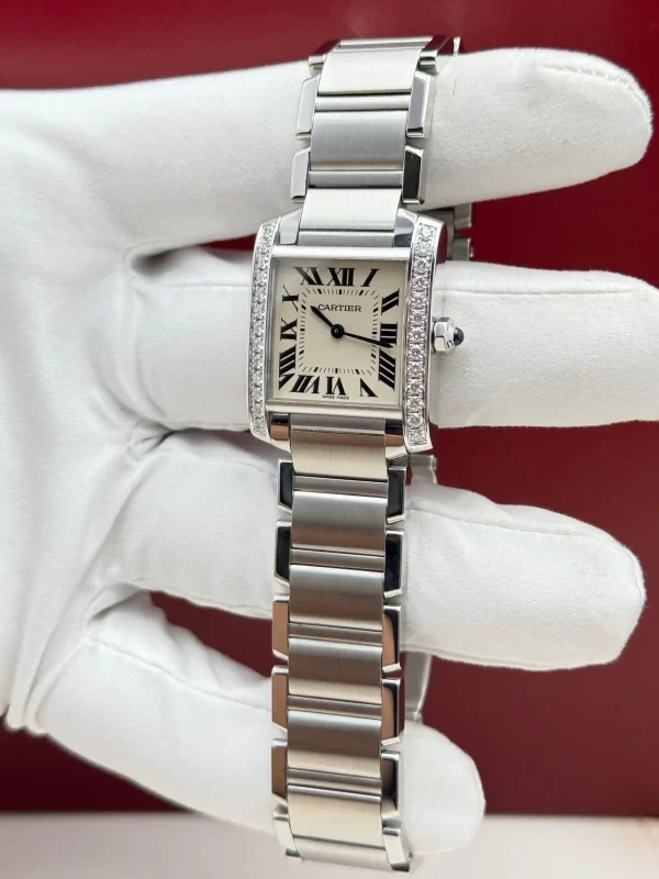Cartier-Tank-Francaise-Watch-W4TA0009-Steel-Diamonds-Medium