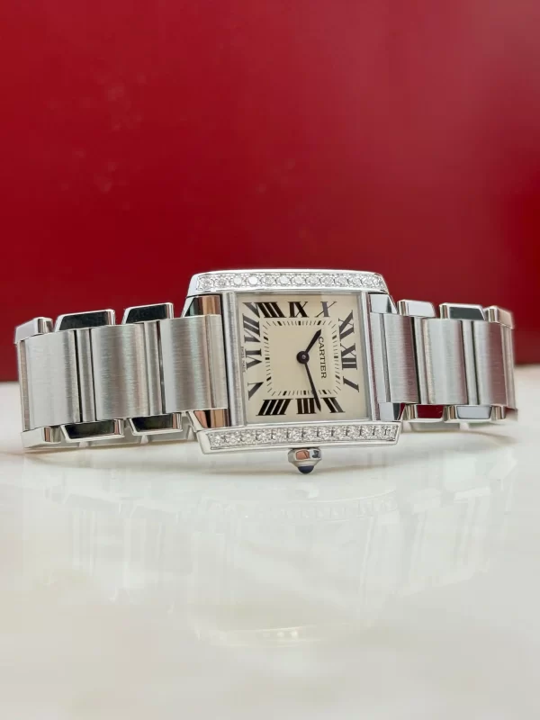 Cartier-Tank-Francaise-Watch-W4TA0009-Steel-Diamonds-Quartz