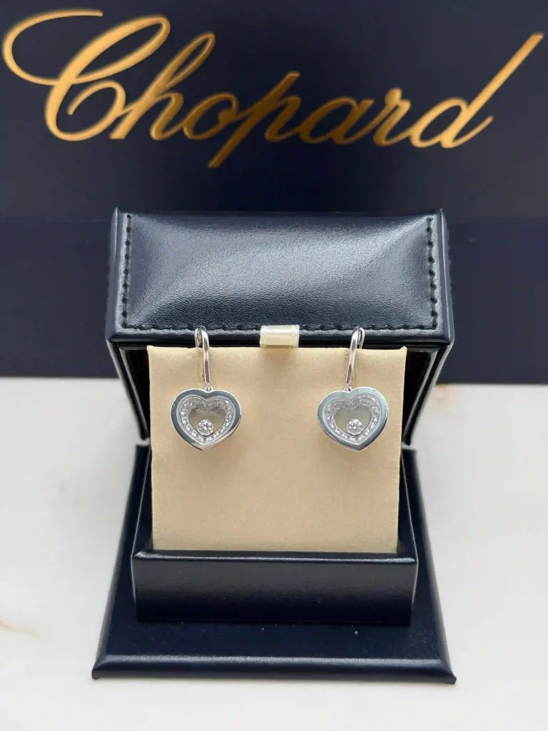 Chopard-Happy-Diamonds-Earrings-White-Gold-Front-Box