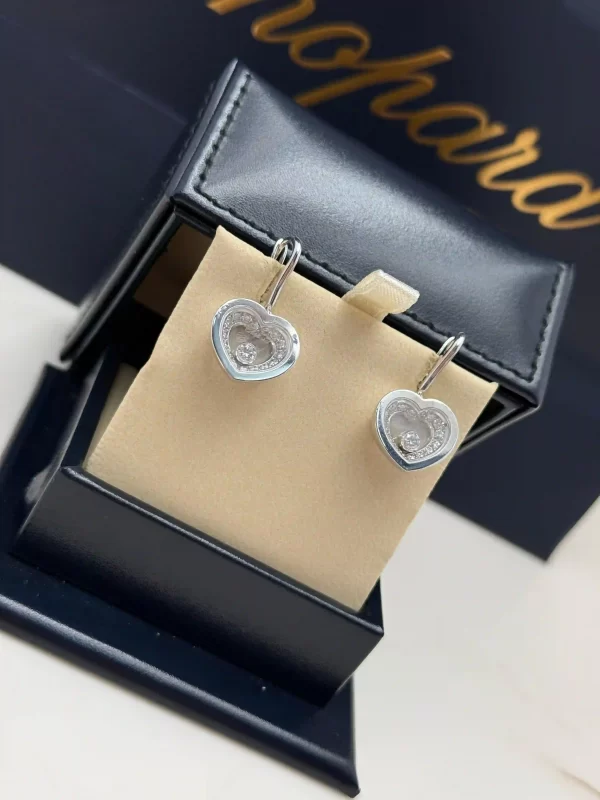 Chopard-Happy-Diamonds-Earrings-White-Gold-Side