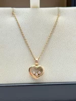 Chopard-Happy-Diamonds-Icons-Necklace-3-Diamonds-18k-Rose-Gold