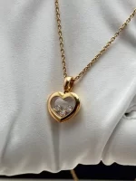 Chopard-Happy-Diamonds-Icons-Necklace-3-Diamonds-18k-Rose-Gold-Near