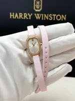 Harry-Winston-Emerald-Watch-18k-Rose-Gold-Diamonds-Front