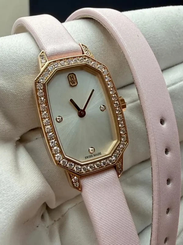 Harry-Winston-Emerald-Watch-18k-Rose-Gold-Diamonds-Near