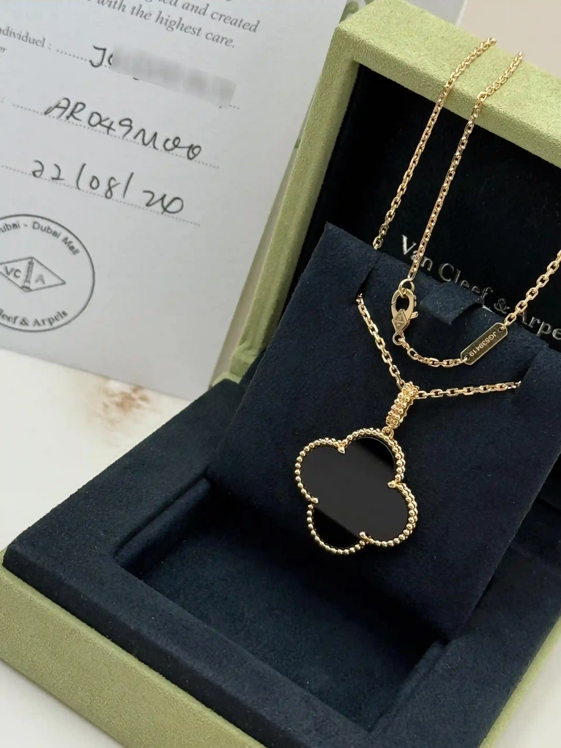 Buy Magic Alhambra Long Necklace VCARO49M00 In UAE