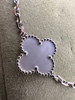 Van-Cleef-Arpels-Vintage-Alhambra-10-Motifs-Necklace-VCARF48500-18k-White-Gold-MOP-Near