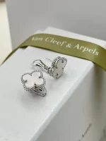 Van-Cleef-Arpels-Vintage-Alhambra-Earrings-VCARF48600-MOP-White-Gold