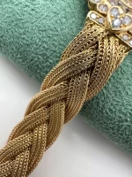 Vintage-Chopard-Happy-Diamonds-Watch-4097-Rare-Model-18k-Yellow-Gold-Diamonds-Bracelet