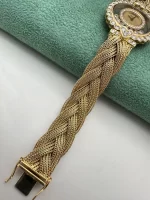 Vintage-Chopard-Happy-Diamonds-Watch-4097-Rare-Model-Yellow-Gold