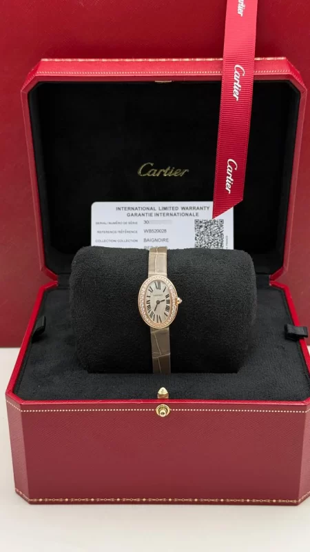 Cartier-Baignoire-Watch-WB520028-18k-Rose-Gold-Diamonds-Front-Box