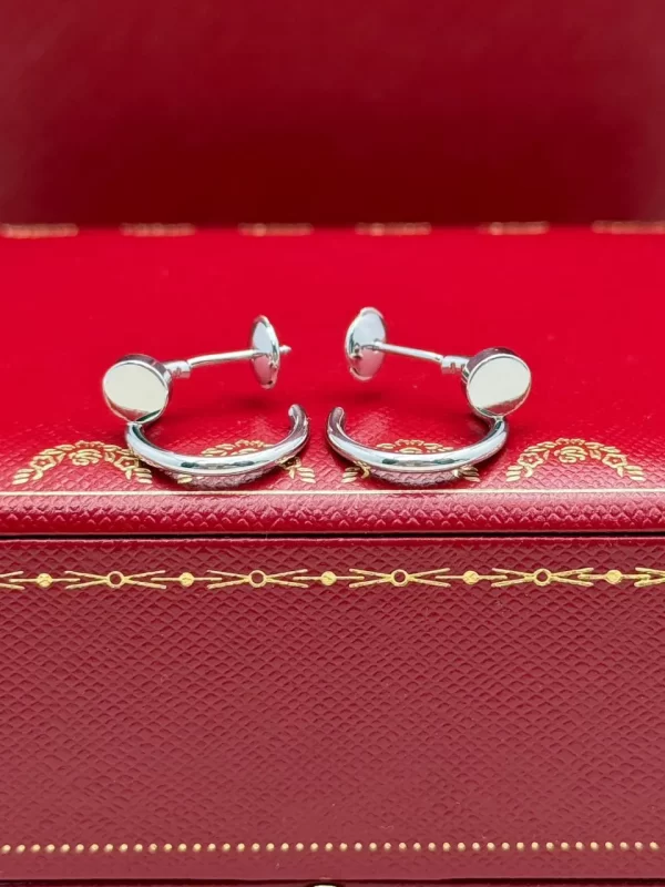 Cartier-Juste-Un-Clou-Hoop-Earrings-Small-Model-White-Gold-B8301236