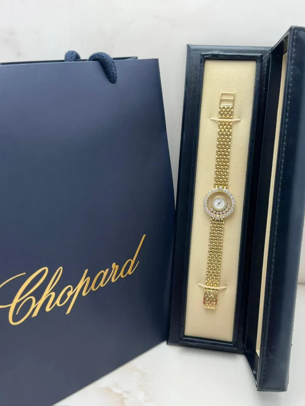 Chopard-Happy-Diamonds-Watch-204180-18k-Yellow-Gold-Vintage-Model-Authentic