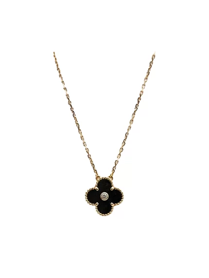 Van-Cleef-Arpels-Alhambra-Limited-Edition-Pendant-ARPGT000-18k-Yellow-Gold-Gray-MOP-Diamond