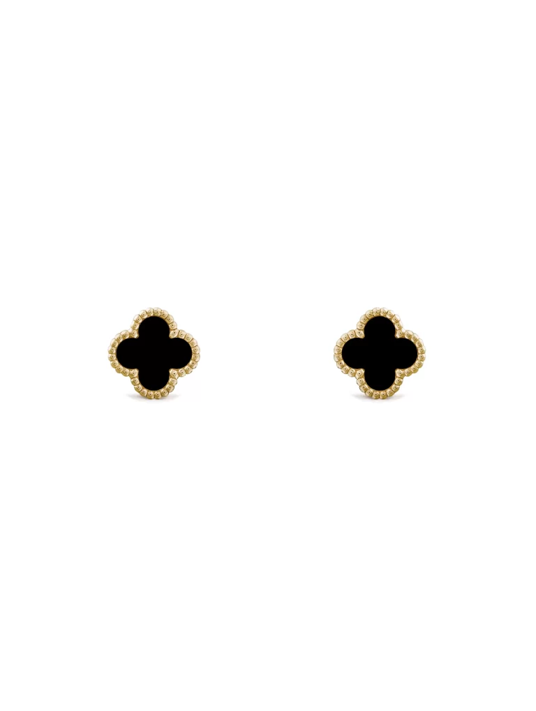 Van-Cleef-Arpels-Sweet-Alhambra-Earstuds-VCARA44900-18k-Yellow-Gold-Onyx