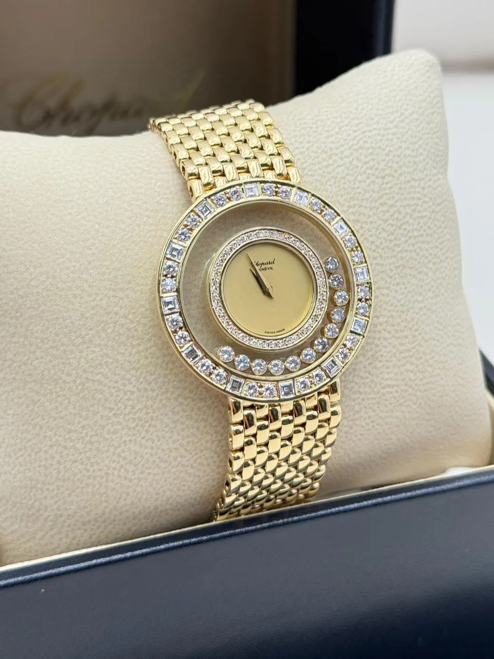 アンティーク雑貨 Happylove Vintage Chopard 'Happy Diamonds' Chunky Link Bracelet at