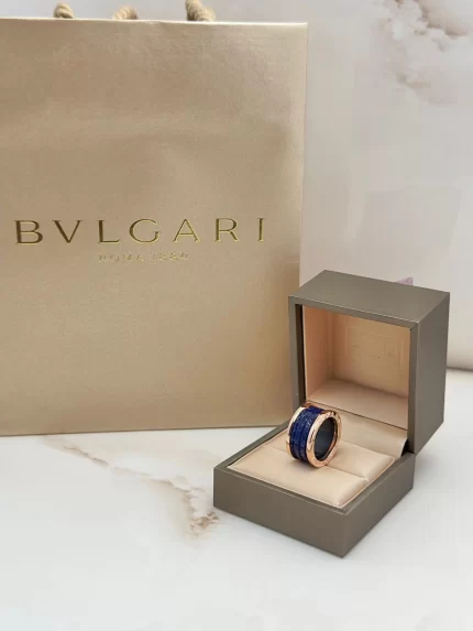 Bvlgari-B.Zero1-Ring-18k-Pink-Gold-Lapis-Lazuli-Original