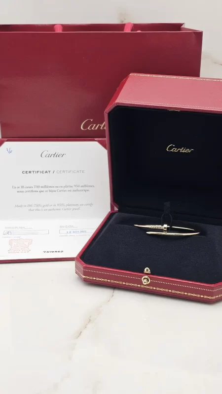 Cartier-Juste-Un-Clou-Bracelet-CRB6062616-18k-Yellow-Gold-Small-Certificate