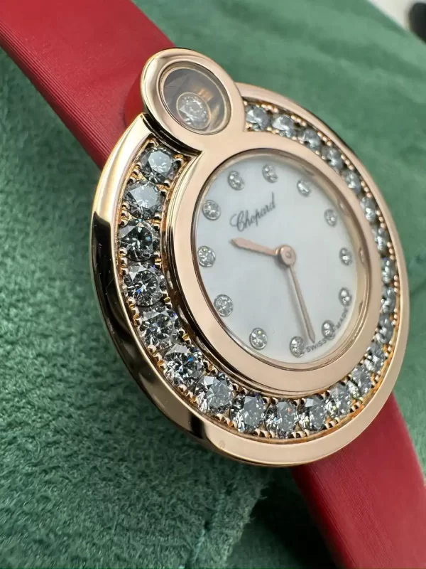 Chopard-Happy-Diamonds-Watch-204407-5002-18k-Rose-Gold-MOP-Dial-Quartz-Near