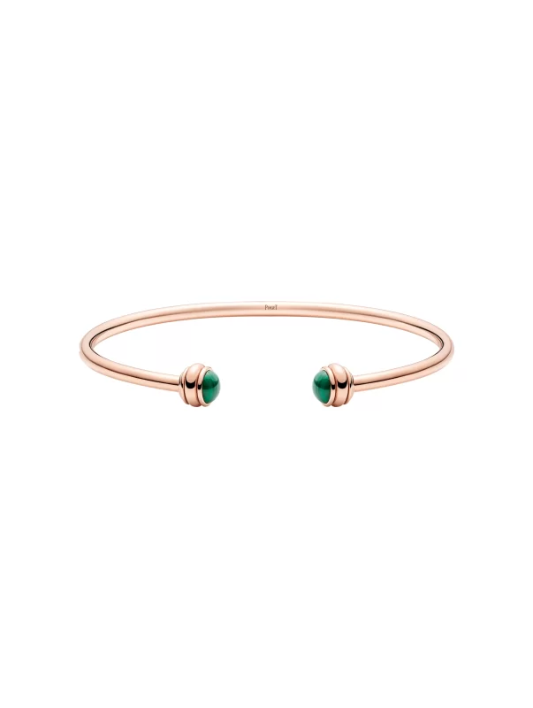 Piaget-Possession-Open-Bangle-Bracelet-18k-Rose-Gold-G36PC600-Malachite-17