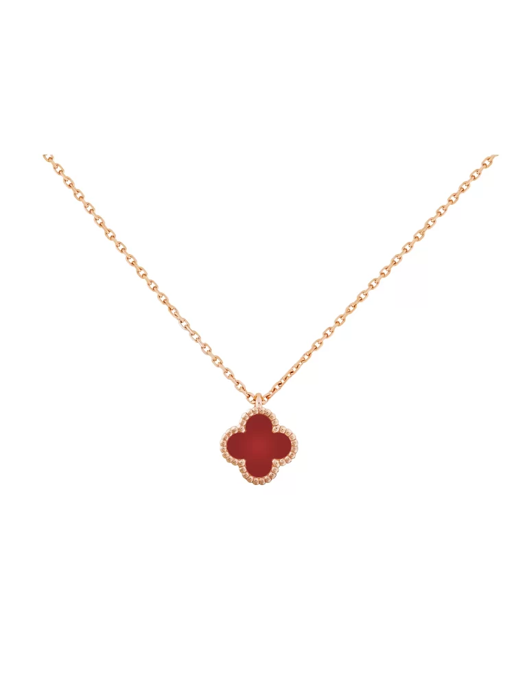 Van-Cleef-Arpels-Sweet-Alhambra-Pendant-VCARN59M00-Carnelian-18k-Rose-Gold-40