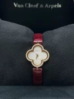 Van-Cleef-Arpels-Sweet-Alhambra-Watch-VCARO8SF00-18k-Rose-Gold-MOP-Dial-Leather-Front