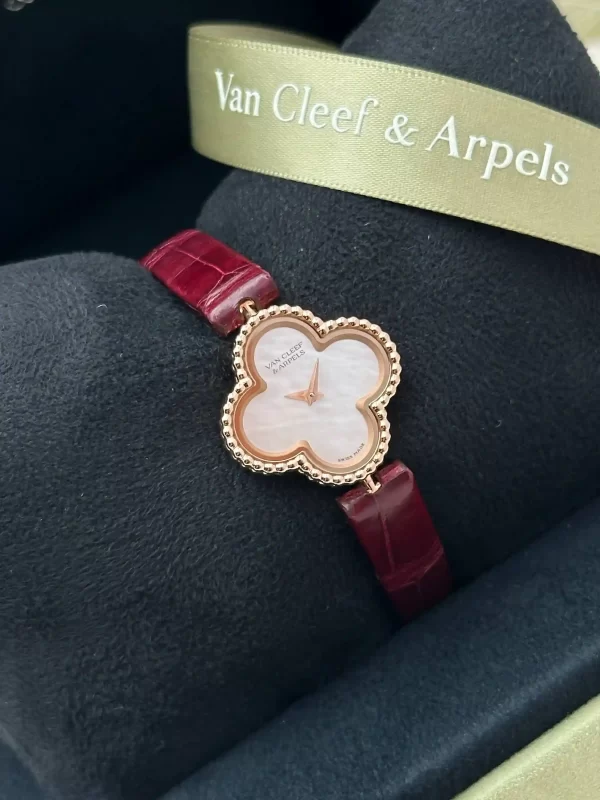 Van-Cleef-Arpels-Sweet-Alhambra-Watch-VCARO8SF00-18k-Rose-Gold-White-MOP-Dial-Quartz
