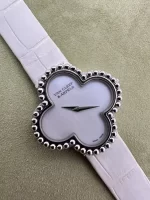 Van-Cleef-Arpels-Vintage-Alhambra-Watch-Medium-Model-18k-White-Gold-MOP-Dial