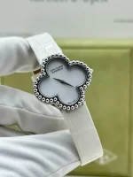 Van-Cleef-Arpels-Vintage-Alhambra-Watch-Medium-Model-18k-White-Gold-MOP-Dial-Quartz-Hand