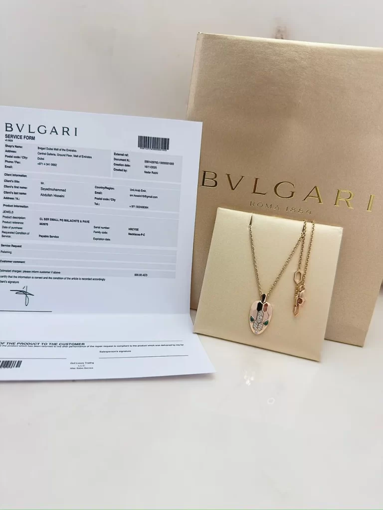 Bvlgari-Serpenti-Seduttori-Necklace-18k-Rose-Gold-Malachite-Diamonds-Original