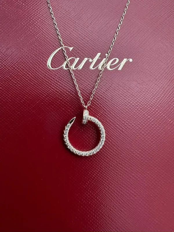 Cartier-Juste-Un-Clou-Necklace-18k-Rose-Gold-Diamonds