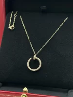 Cartier-Juste-Un-Clou-Necklace-18k-Rose-Gold-Pave-Diamonds