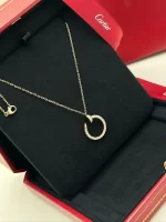 Cartier-Juste-Un-Clou-Necklace-18k-Rose-Gold-Pave-Diamonds-Box