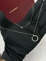 Cartier-Juste-Un-Clou-Necklace-18k-Rose-Gold-Pave-Diamonds-Hand