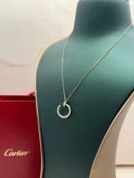 Cartier-Juste-Un-Clou-Necklace-18k-Rose-Gold-Pave-Diamonds-Side