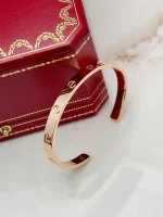 Cartier-Love-Open-Cuff-Bracelet-18k-Rose-Gold-Up