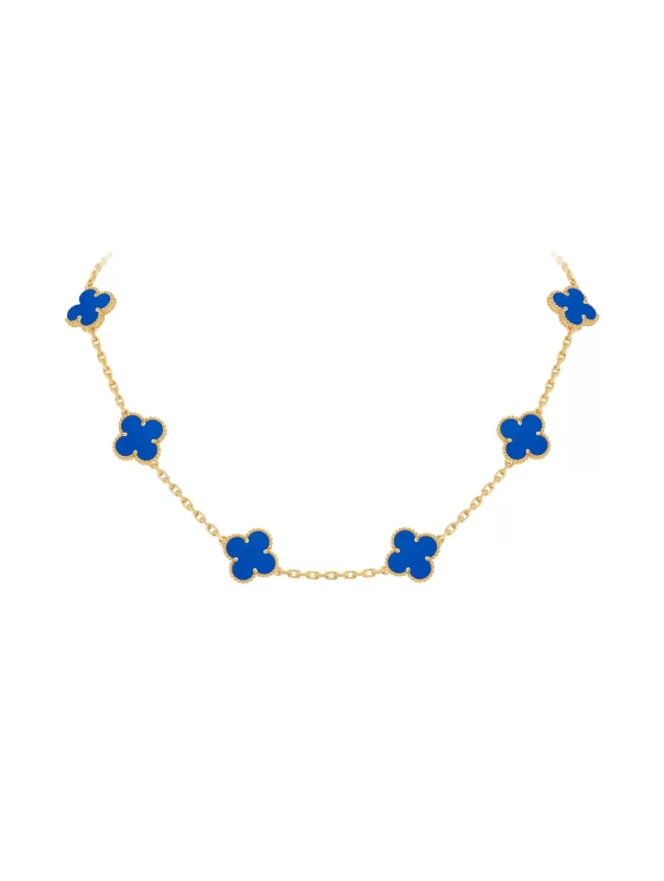 Van-Cleef-And-Arpels-Vintage-Alhambra-Necklace-10-Motifs-Agate-VCARP34800-Yellow-Gold-42
