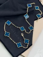 Van-Cleef-And-Arpels-Vintage-Alhambra-Necklace-10-Motifs-Agate-VCARP34800-Yellow-Gold-Up