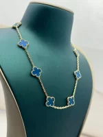 Van-Cleef-And-Arpels-Vintage-Alhambra-Necklace-10-Motifs-Agate-Yellow-Gold-Side