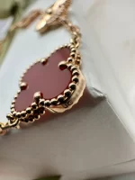 Van-Cleef-Arpels-Vintage-Alhambra-5-Motifs-Bracelet-VCARP7RP00-Pink-Gold-Near