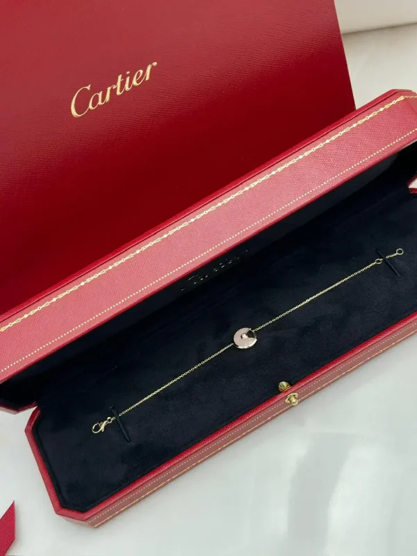 Amulette-De-Cartier-Bracelet-18k-Yellow-Gold-Diamond-Pink-Opal-Box