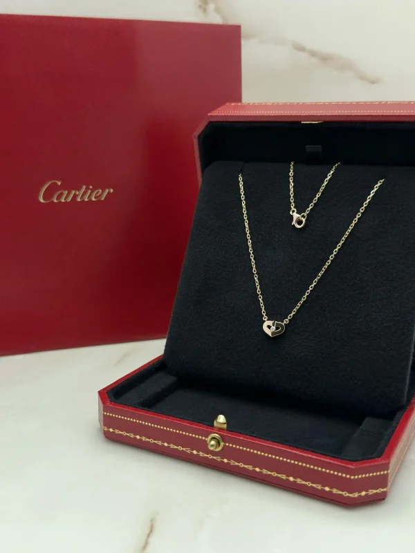 C-De-Cartier-Heart-Necklace-18k-Rose-Gold-Diamond-Original