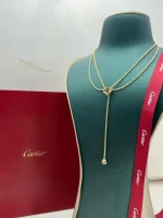 Cartier-Baby-Trinity-Pampilles-Necklace-18k-Rose-White-Yellow-Gold-Authentic