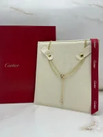 Cartier-Baby-Trinity-Pampilles-Necklace-18k-Rose-White-Yellow-Gold-Original