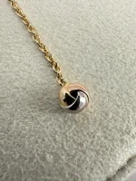 Cartier-Baby-Trinity-Pampilles-Necklace-Rose-White-Yellow-Gold