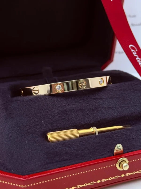 Cartier-Love-4-Diamonds-Bracelet-CRB6070016-18k-Yellow-Gold