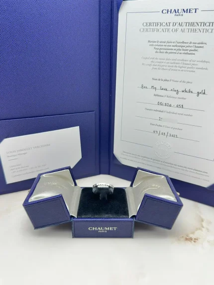 Bee-De-Chaumet-Ring-081930-058-18k-White-Gold-Authentic