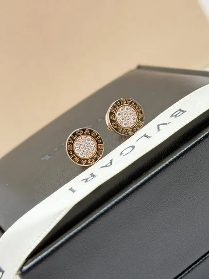 Bvlgari-Bvlgari-Earrings-354731-18k-Rose-Gold-Pave-Diamonds-Original