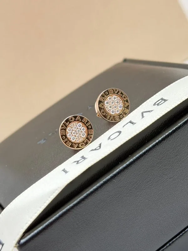 Bvlgari-Bvlgari-Earrings-354731-18k-Rose-Gold-Pave-Diamonds-Original