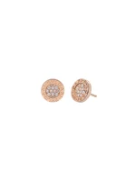 Bvlgari-Bvlgari-Earrings-354731-18k-Rose-Gold-Pave-Diamonds-Stud